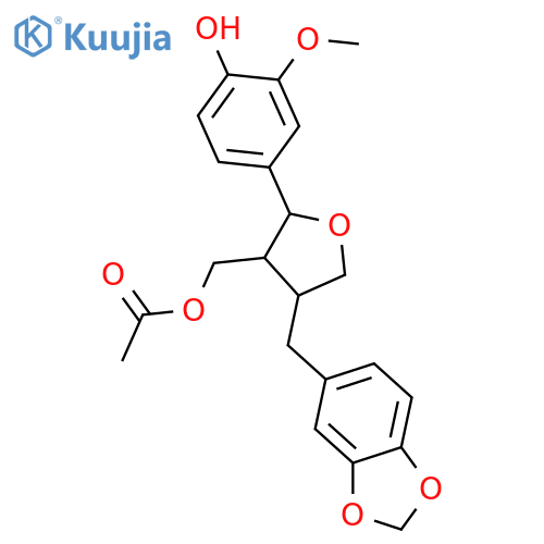 7,9'-Epoxy-8,8'-lignan-3,3',4,4',9-pentol; (7R*,8S*,8'S*)-form, 3',4'-Methylene, 3-Me ether, 9-Ac structure