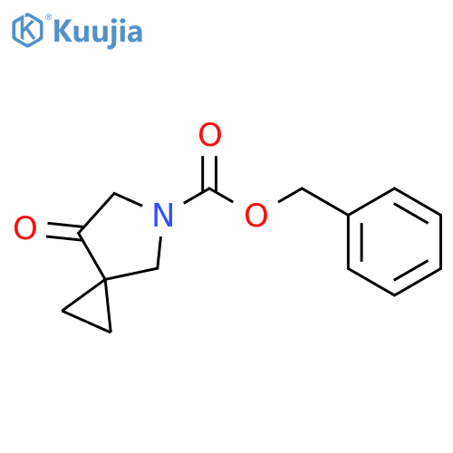 Benzyl 7-oxo-5-azaspiro[2.4]heptane-5-carboxylate structure