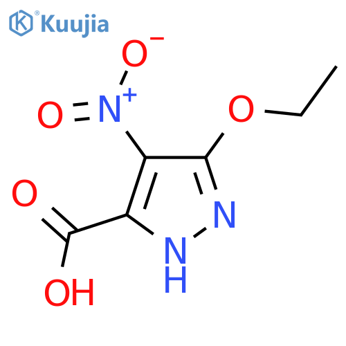 3-Ethoxy-4-nitro-1H-pyrazole-5-carboxylic acid structure