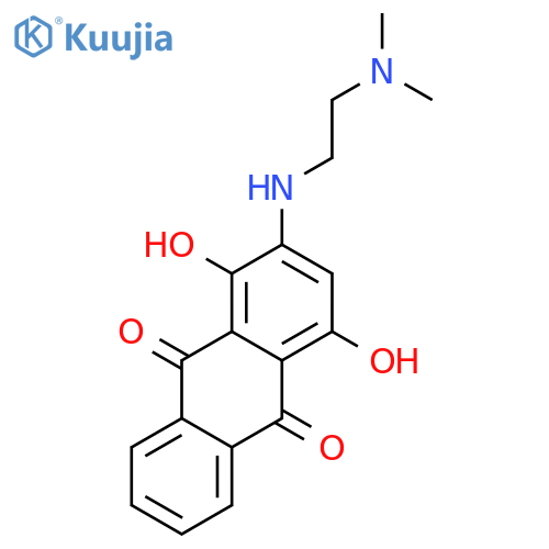 9,10-Anthracenedione,2-[[2-(dimethylamino)ethyl]amino]-1,4-dihydroxy- structure
