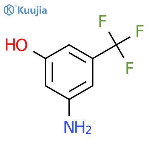 3-amino-5-(trifluoromethyl)phenol structure