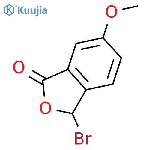 3-Bromo-6-methoxy-3H-isobenzofuran-1-one structure