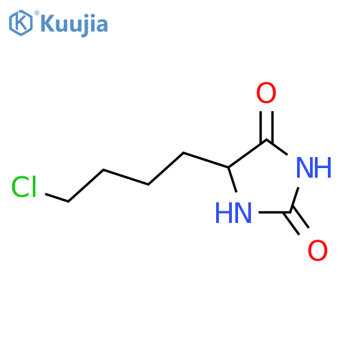5-(4-Chlorobutyl)hydantoin structure