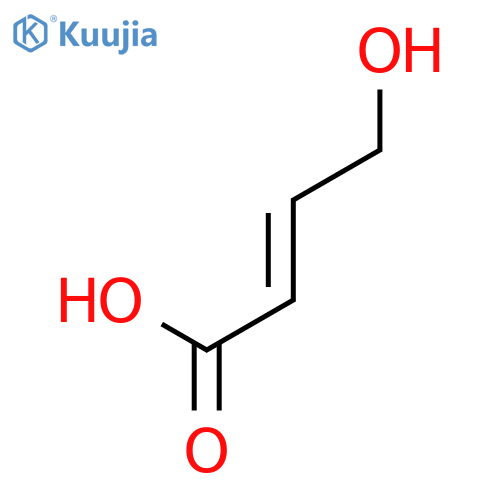 2-Butenoic acid,4-hydroxy- structure