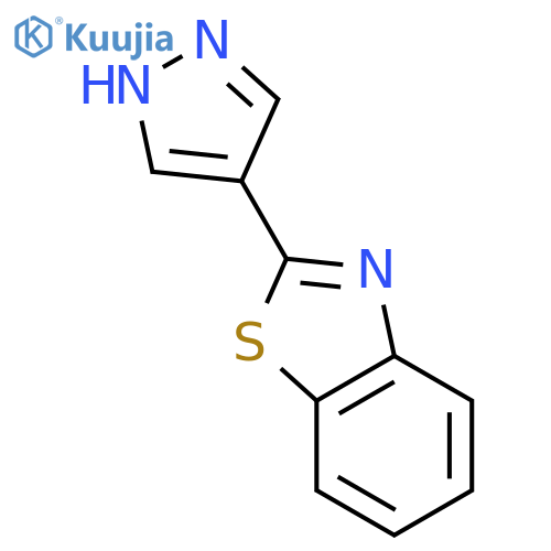 Benzothiazole,2-(1H-pyrazol-4-yl)- structure