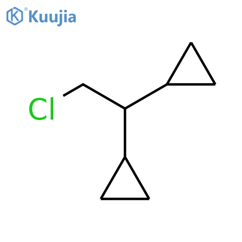 Ethylidene, 1-chloro-2,2-dicyclopropyl- structure