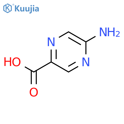 5-Aminopyrazine-2-carboxylic acid structure