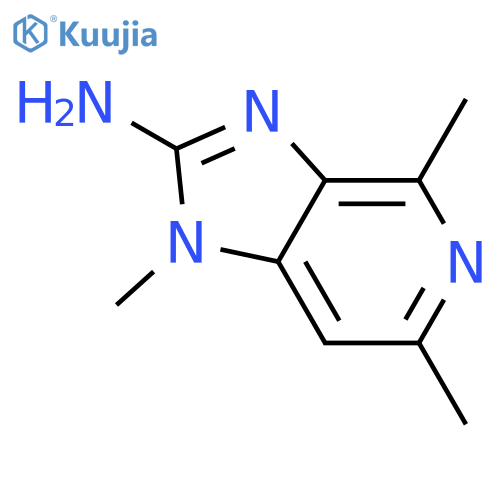 1H-Imidazo[4,5-c]pyridin-2-amine, 1,4,6-trimethyl- structure