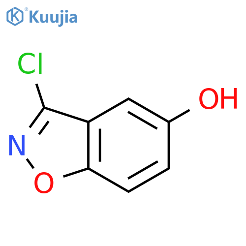 1,2-Benzisoxazol-5-ol,3-chloro- structure