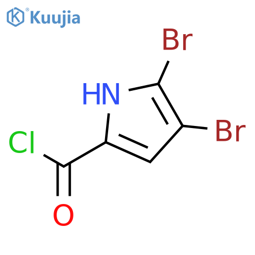1H-Pyrrole-2-carbonyl chloride, 4,5-dibromo- structure