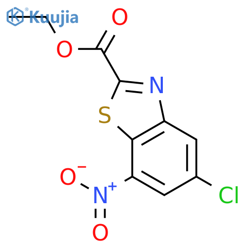 Ethyl 5-chloro-7-nitrobenzo[d]thiazole-2-carboxylate structure
