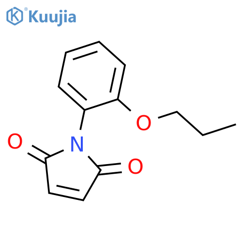 1-(2-Propoxyphenyl)-2,5-dihydro-1H-pyrrole-2,5-dione structure