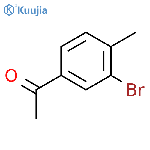 1-(3-bromo-4-methyl-phenyl)ethanone structure