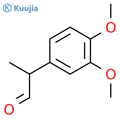 2-(3,4-Dimethoxyphenyl)propanal structure