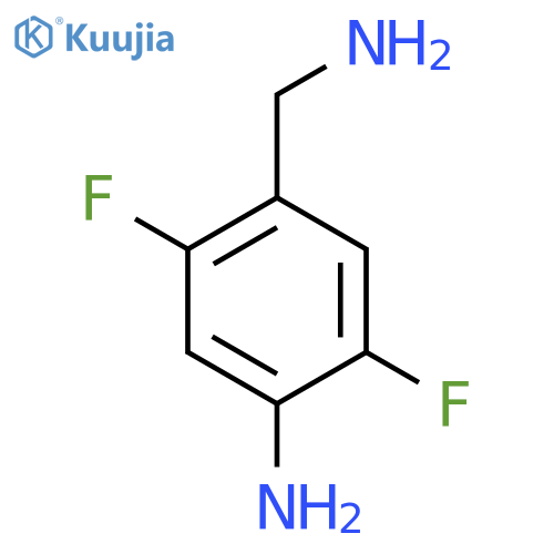 Benzenemethanamine, 4-amino-2,5-difluoro- (9CI) structure