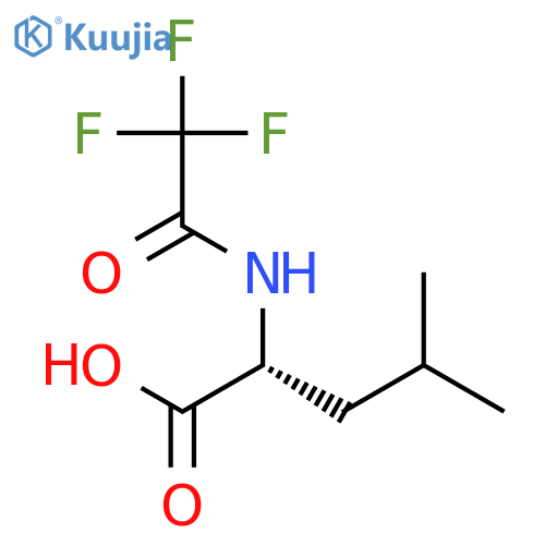 D-Leucine, N-(trifluoroacetyl)- structure