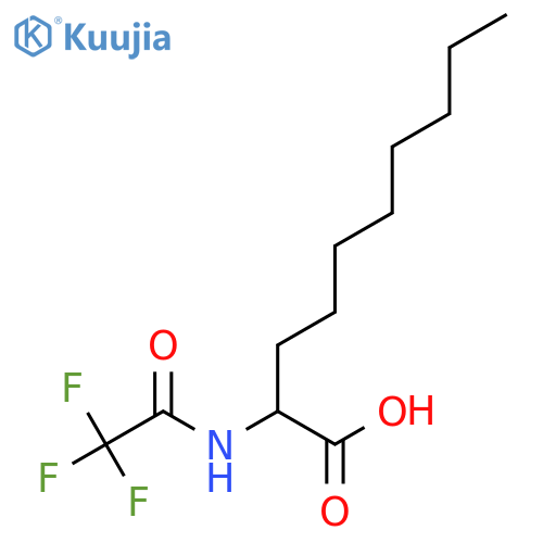 2-(2,2,2-trifluoroacetamido)decanoic acid structure