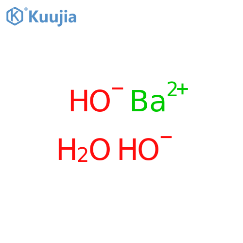 Barium dihydroxide hydrate structure