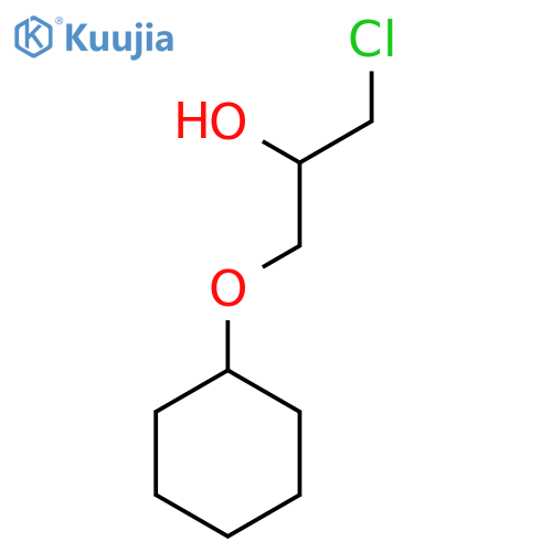 1-chloro-3-(cyclohexyloxy)propan-2-ol structure
