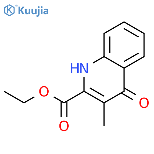 Ethyl 3-methyl-4-oxo-1,4-dihydroquinoline-2-carboxylate structure