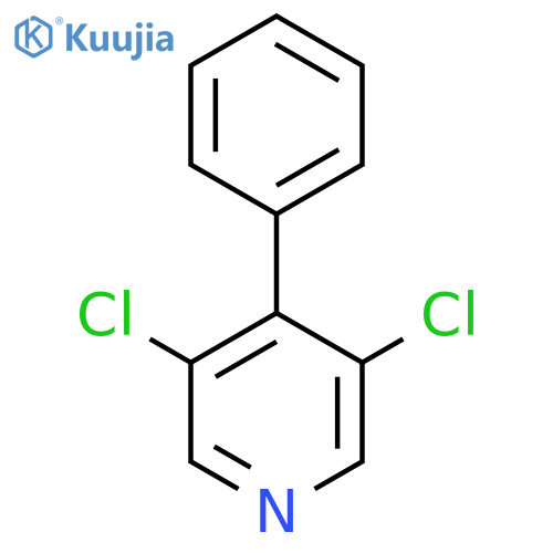 Pyridine, 3,5-dichloro-4-phenyl- structure