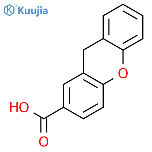 9H-Xanthene-2-carboxylic acid structure