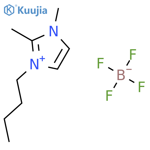 1-Butyl-2,3-dimethylimidazolium tetrafluoroborate structure