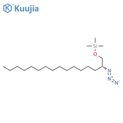 Silane, [[(2R)-2-azidohexadecyl]oxy]trimethyl- structure