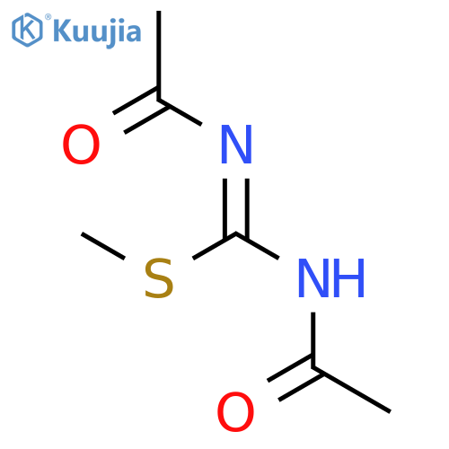 N-(acetylimino)(methylsulfanyl)methylacetamide structure