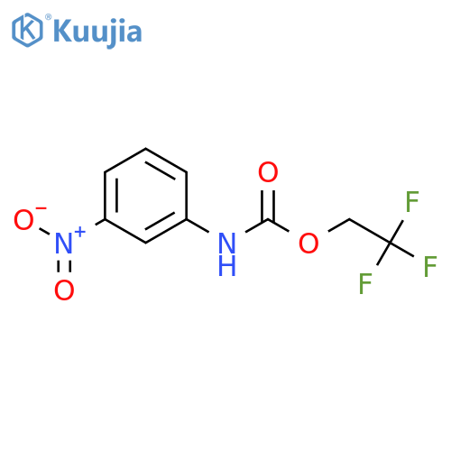 2,2,2-Trifluoroethyl N-(3-nitrophenyl)carbamate structure