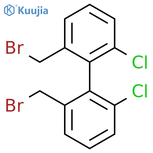 1,1'-BIPHENYL, 2,2'-BIS(BROMOMETHYL)-6,6'-DICHLORO- structure