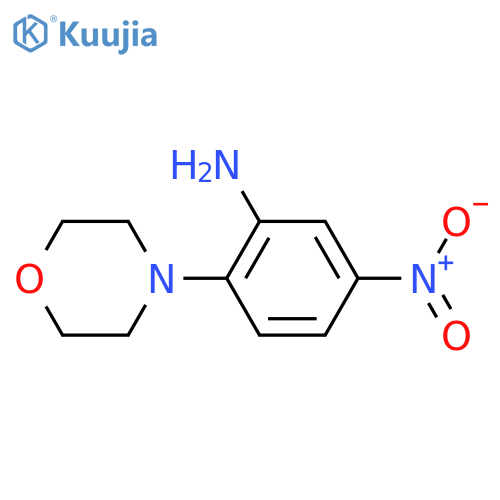 2-Morpholino-5-nitroaniline structure