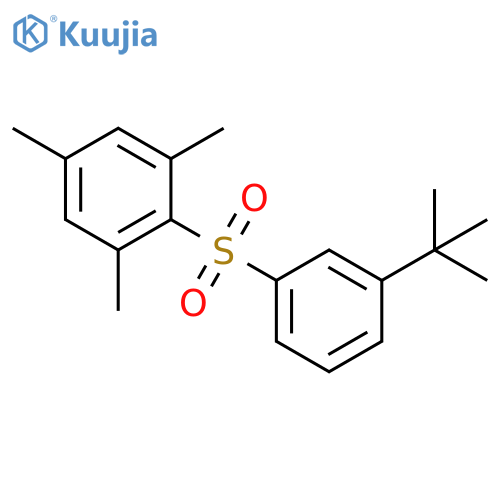 BENZENE, 2-[[3-(1,1-DIMETHYLETHYL)PHENYL]SULFONYL]-1,3,5-TRIMETHYL- structure