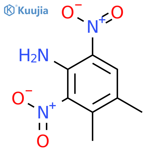 3,4-Dimethyl-2,6-dinitroaniline structure