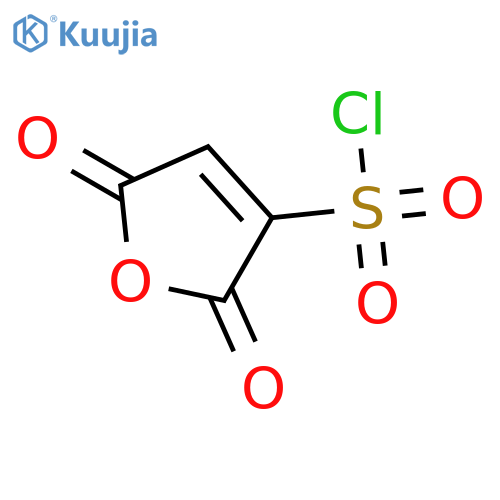 2,5-dioxo-2,5-dihydrofuran-3-sulfonyl chloride structure