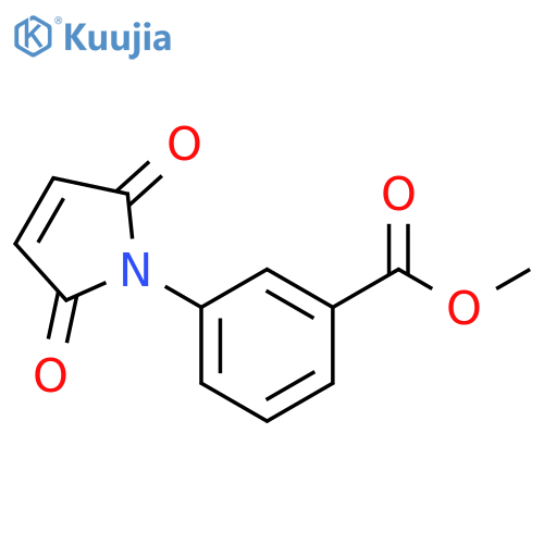 3-(2,5-Dioxo-2,5-dihydro-pyrrol-1-yl)-benzoic acid methyl ester structure