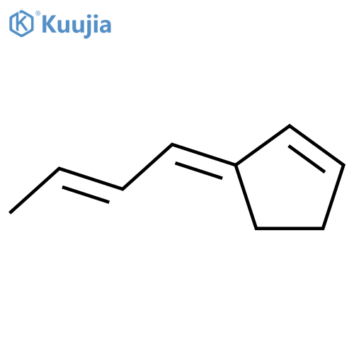 Cyclopentene, 3-(2-butenylidene)- structure