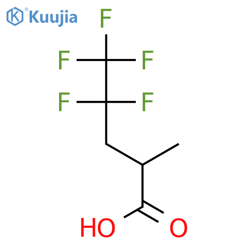 4,4,5,5,5-pentafluoro-2-methylpentanoic acid structure