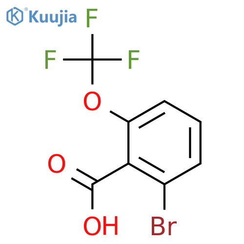 2-Bromo-6-(trifluoromethoxy)benzoic acid structure
