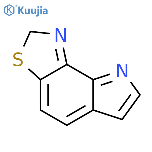 2H-Pyrrolo[2,3-e]benzothiazole(9CI) structure