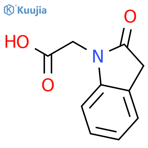 2-(2-oxo-2,3-dihydro-1H-indol-1-yl)acetic Acid structure