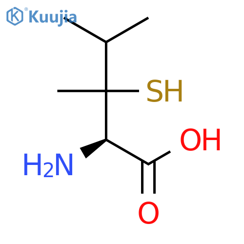 LEUCINE, 3-MERCAPTO-3-METHYL- structure