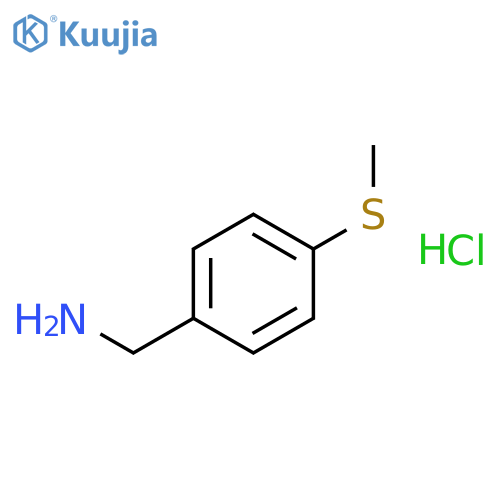 4-(methylsulfanyl)phenylmethanamine hydrochloride structure