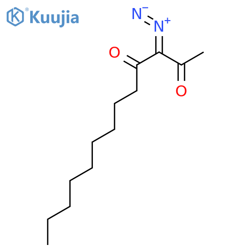2,4-TRIDECANEDIONE, 3-DIAZO- structure