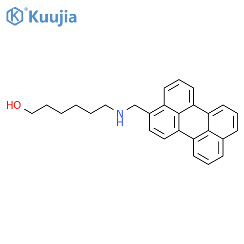 1-HEXANOL, 6-[(3-PERYLENYLMETHYL)AMINO]- structure