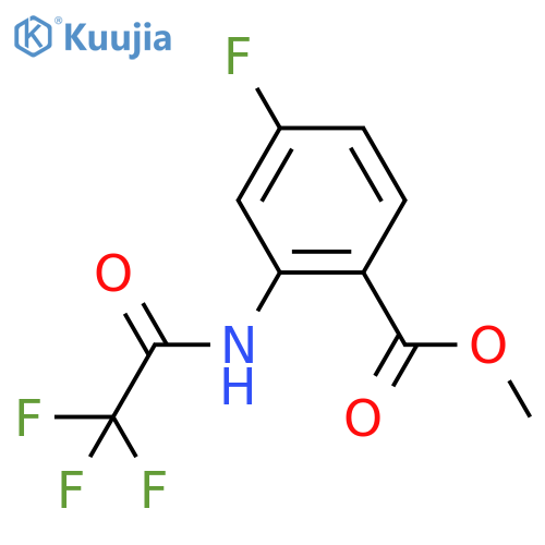 Methyl 4-Fluoro-2-(trifluoroacetamido)benzoate structure