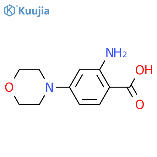 2-Amino-4-morpholinobenzoic acid structure