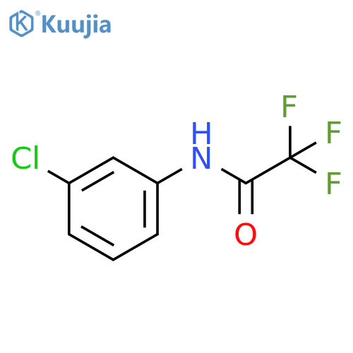 N-(3-chlorophenyl)-2,2,2-trifluoroacetamide structure