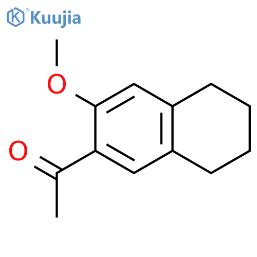 1-(3-methoxy-5,6,7,8-tetrahydronaphthalen-2-yl)ethan-1-one structure