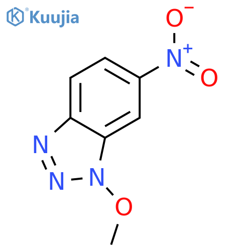 1-methoxy-6-nitrobenzotriazole structure